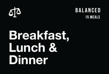 Balanced: Breakfast, Lunch, and Dinner (15 Meals)